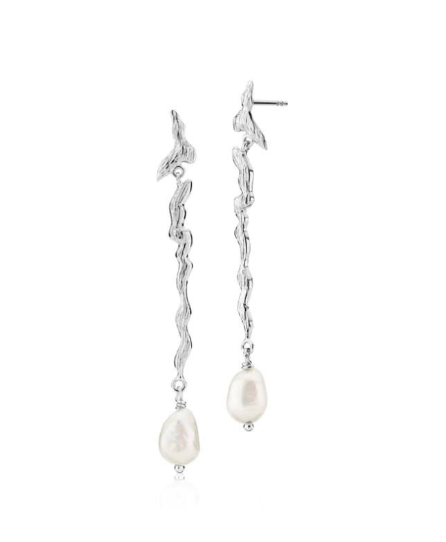 Fairy - Lang Ørering Sølv