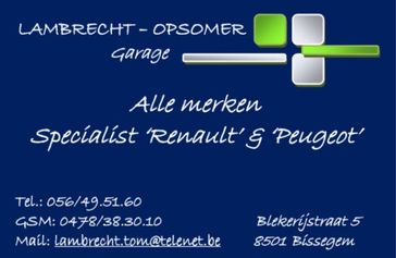 Garage Lambrecht-Opsomer