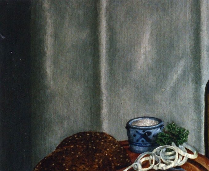 Mad & Malerier - Stilleben med 'fisk og brød'