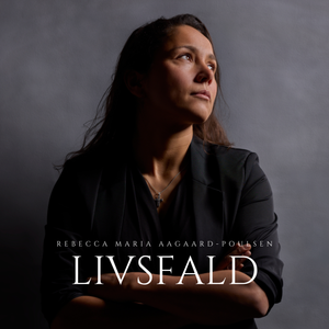 Albums cover til LIVSFALD af Rebecca Maria Aagaard-Poulsen
