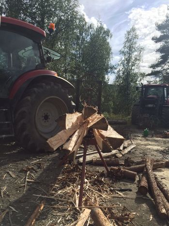 Sommer 2015 - En del jobb før skigarden er oppe