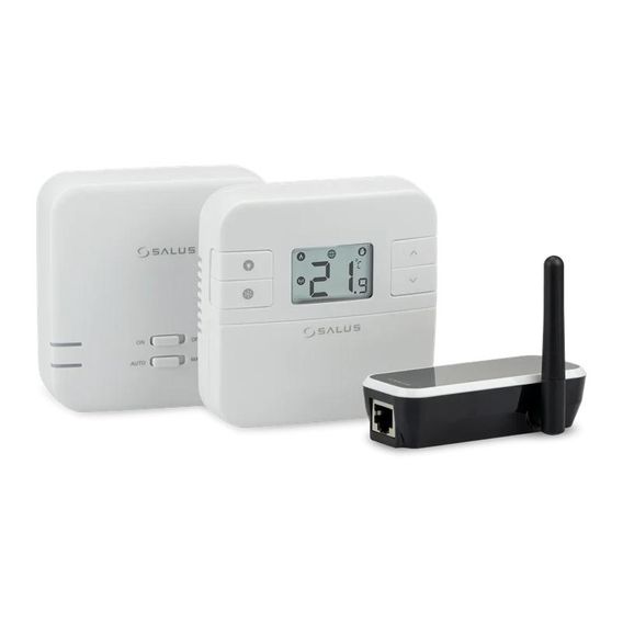 Salus Funkthermostat mit Aufputz-Empänger