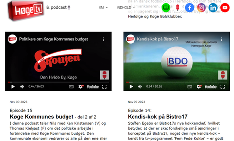 Video på www.køge.tv