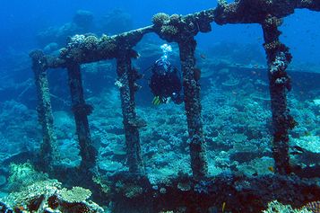 Between pieces of the Kingston