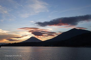 The sun sets on Mt. Mahawu