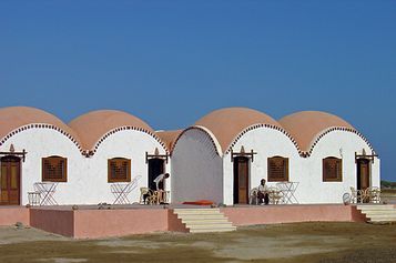 At the chalets