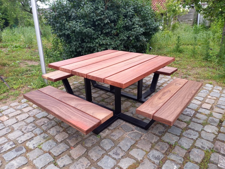 Picknicktafel vierkant