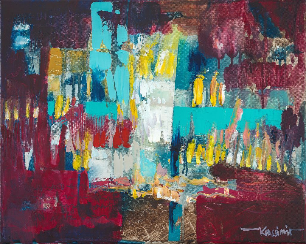 Soulscape #12, Öl auf Leinwand, 40x50cm, Krassimir Kolev 2020