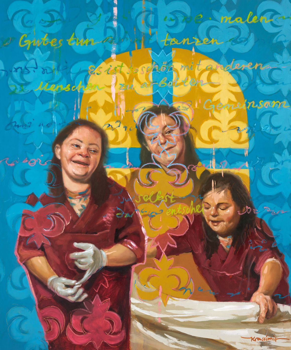 Cathy, Öl auf Leinwand, 120x100cm