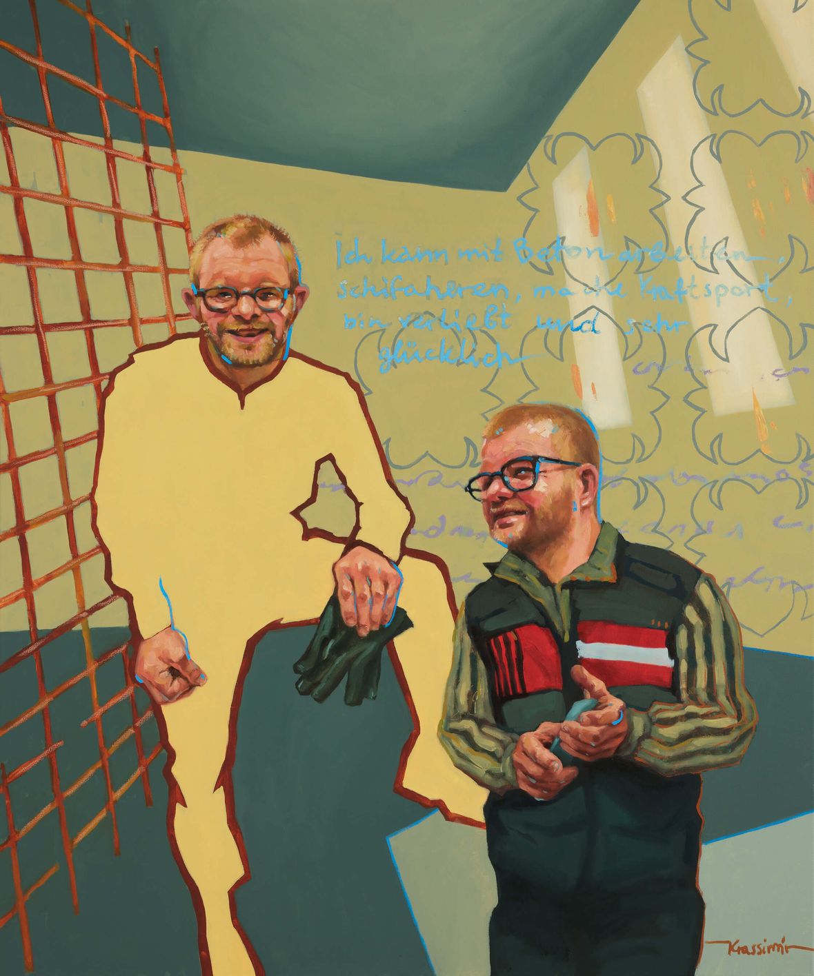 Jakob, Öl auf Leinwand, 120x100cm