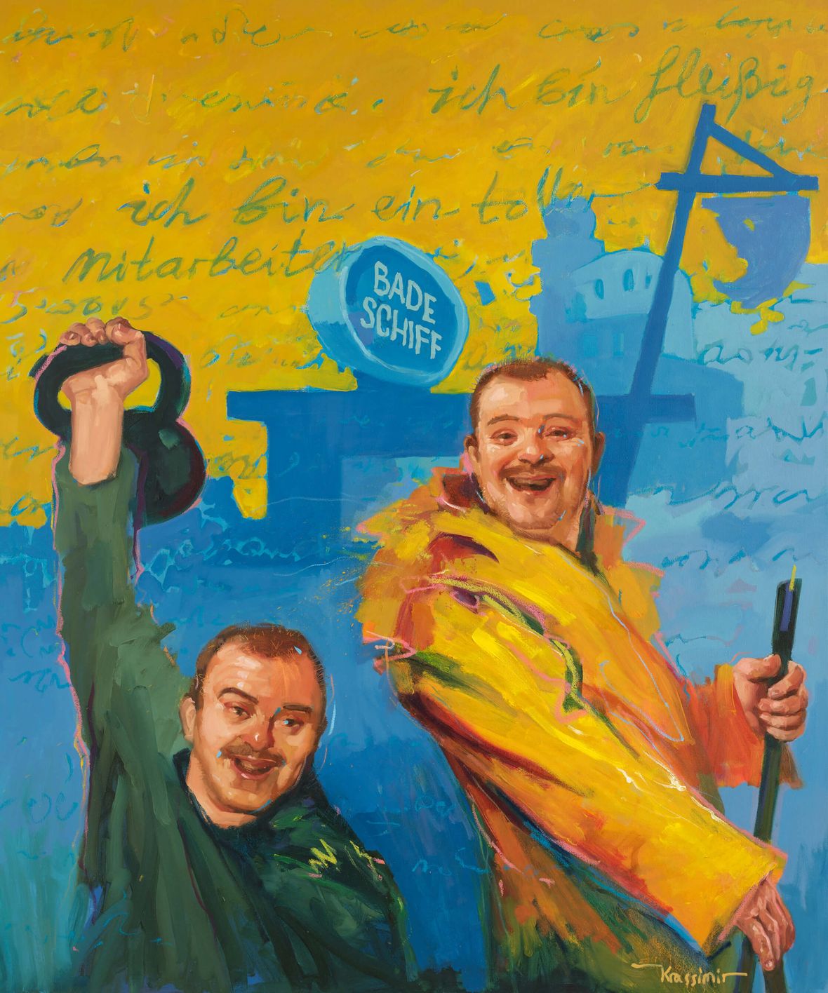 Simon, Öl auf Leinwand, 120x100cm
