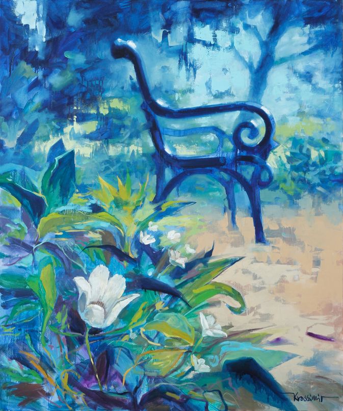 Silent Place, Öl auf Leinwand 120x100 cm, 2018