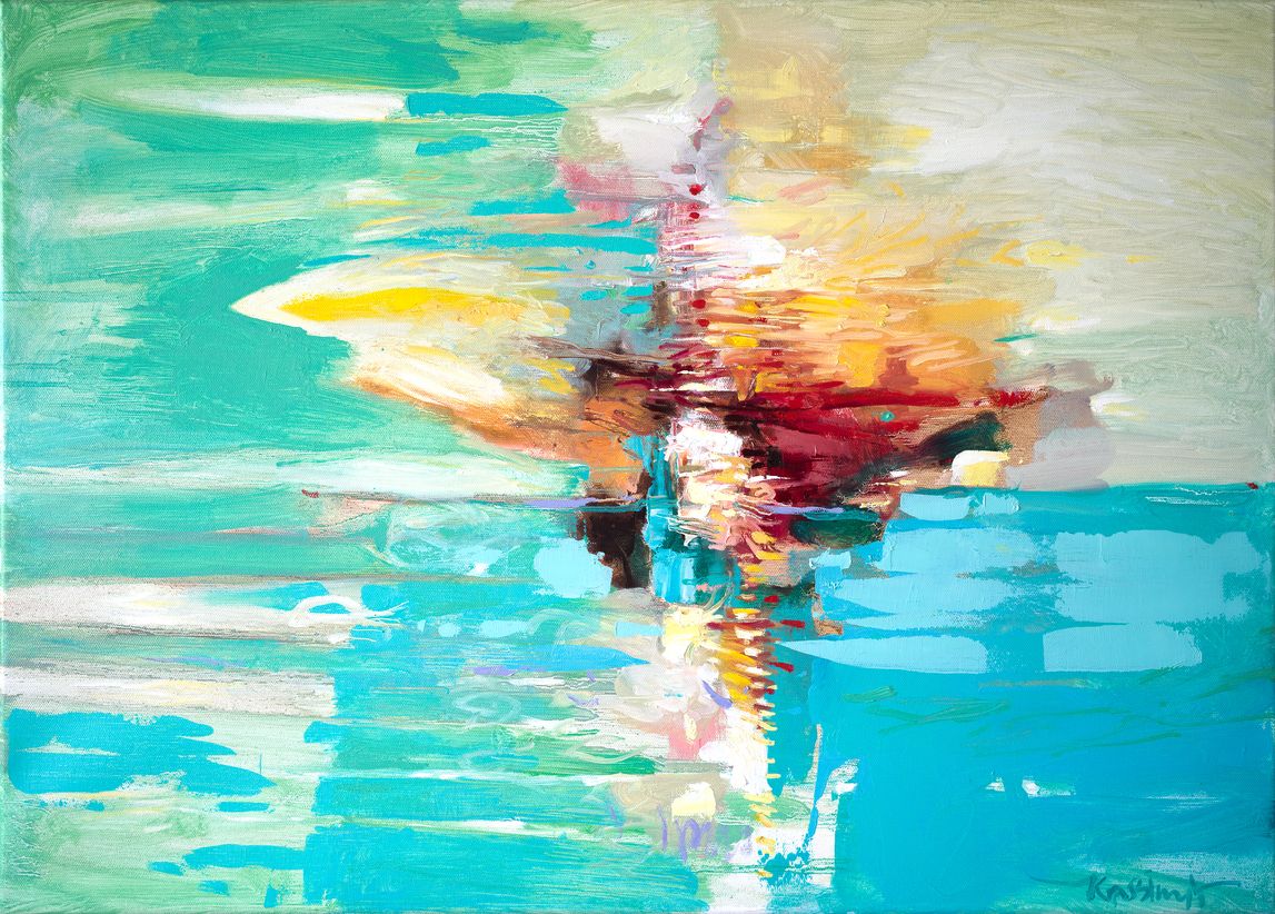 Soulscape #16, Öl auf Leinwand, 50x70cm, Krassimir Kolev 2021