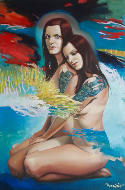 Verena, Öl auf Leinwand, 120x80 cm