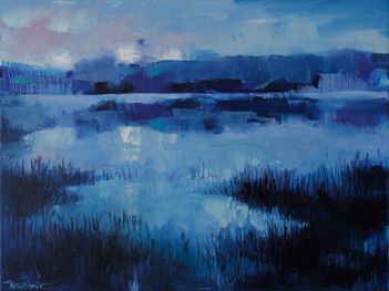 Evening by the Lake, 2019