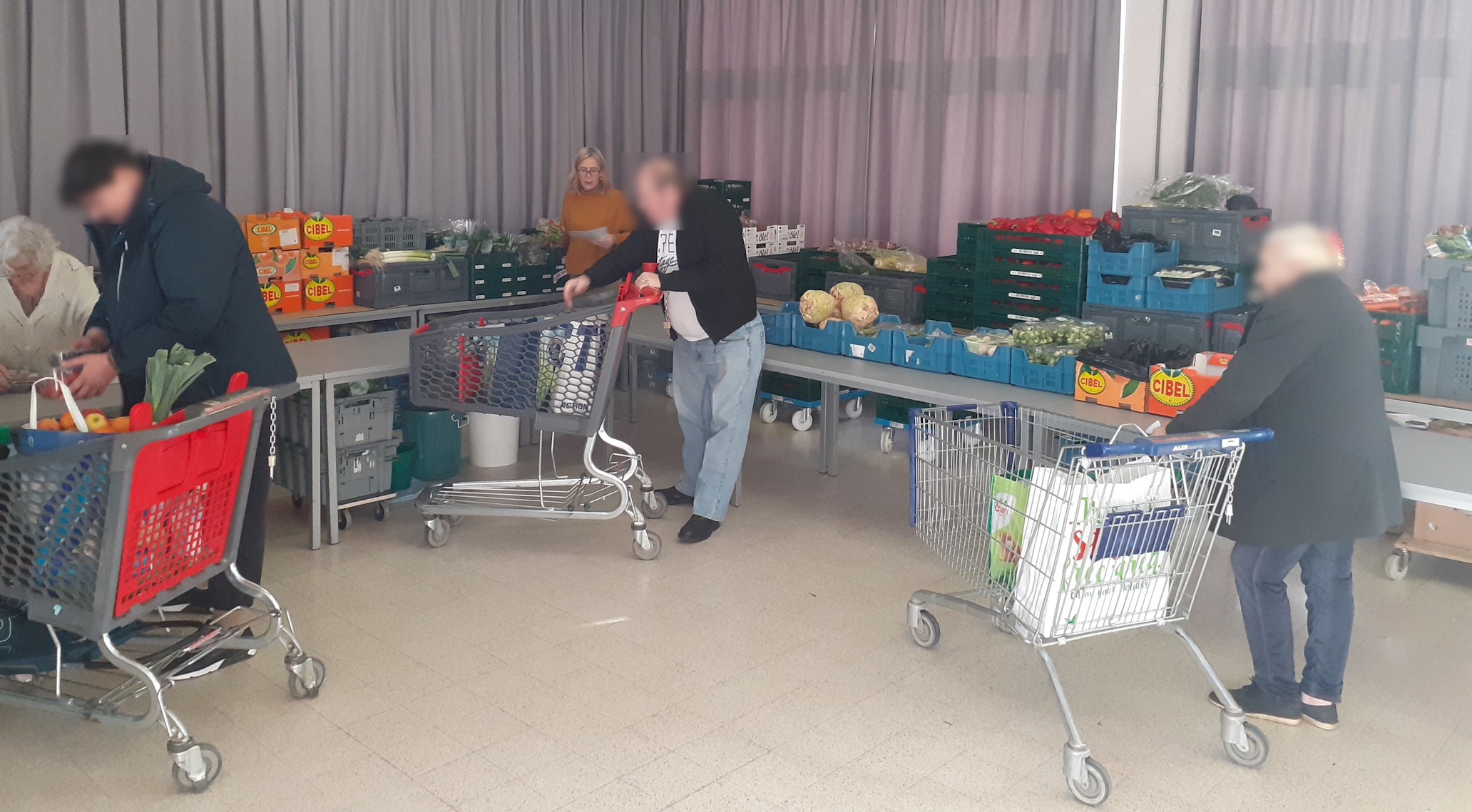 Voedselbedeling groenten