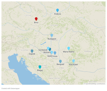 Slovenj Gradec auf der Europakarte