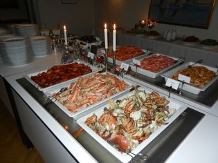 Bofors Hotell skaldjursbuffé 