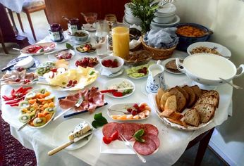 Frukost Österlens Gästhärbärge Glemmingebro