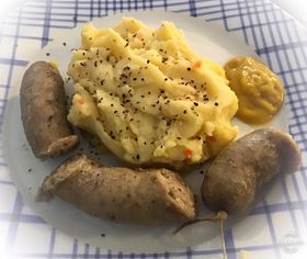 Grynkorv och rotmos