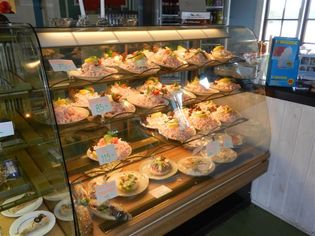 Värmskogs café räkmackedisken 