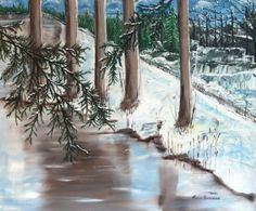 Vår i Dalarna 46 x 55