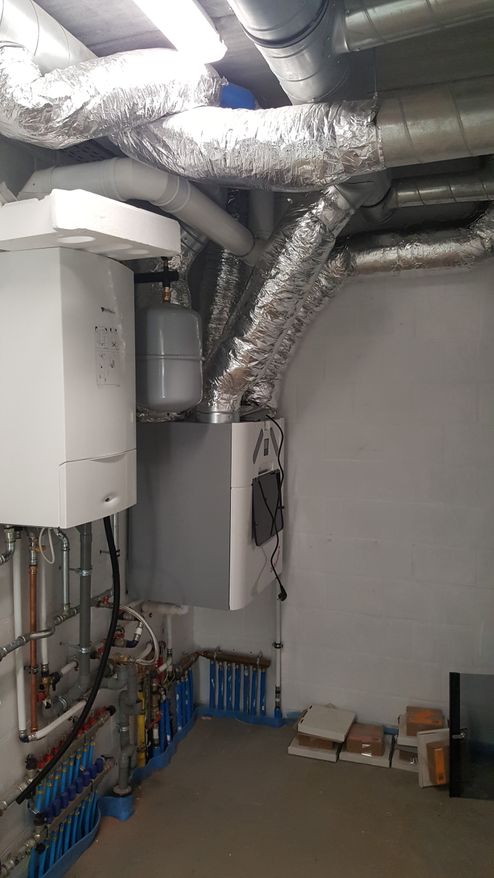 Woning met D systeem