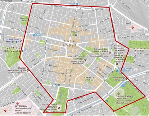 Central Sofia.