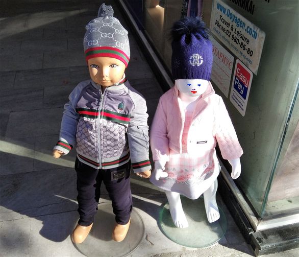 Chucky and his girlfriend out and about!