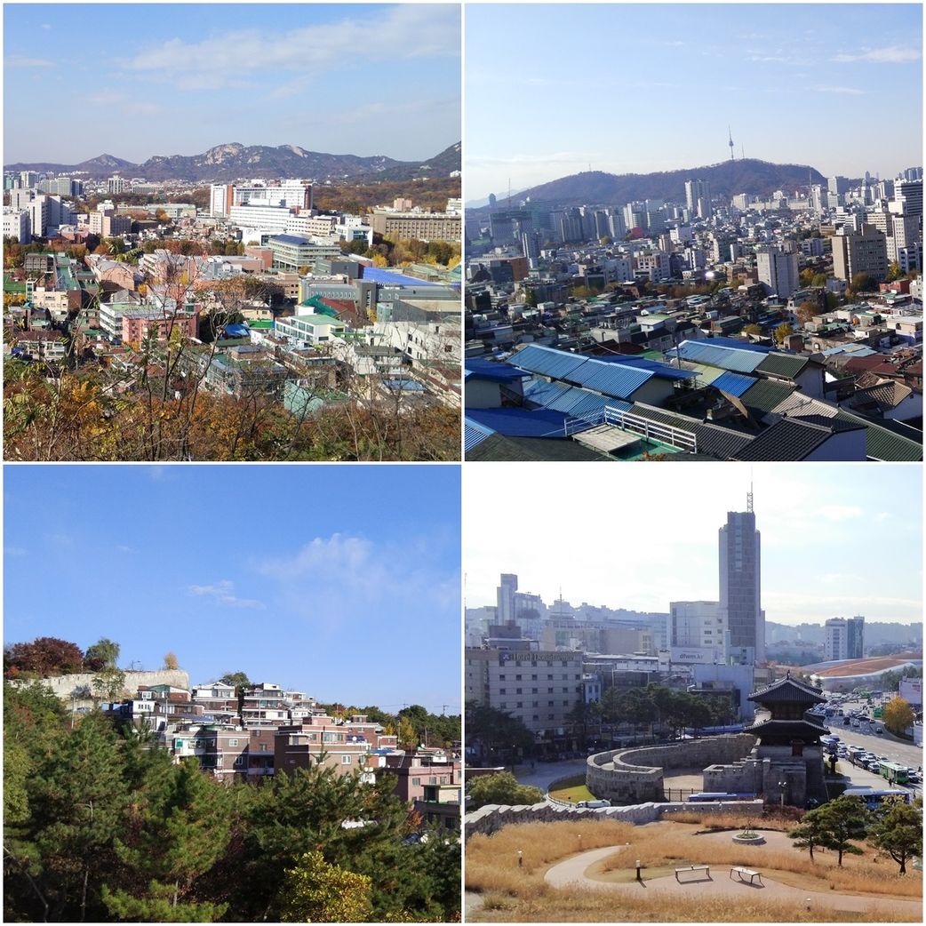 The views from the Naksan Park.