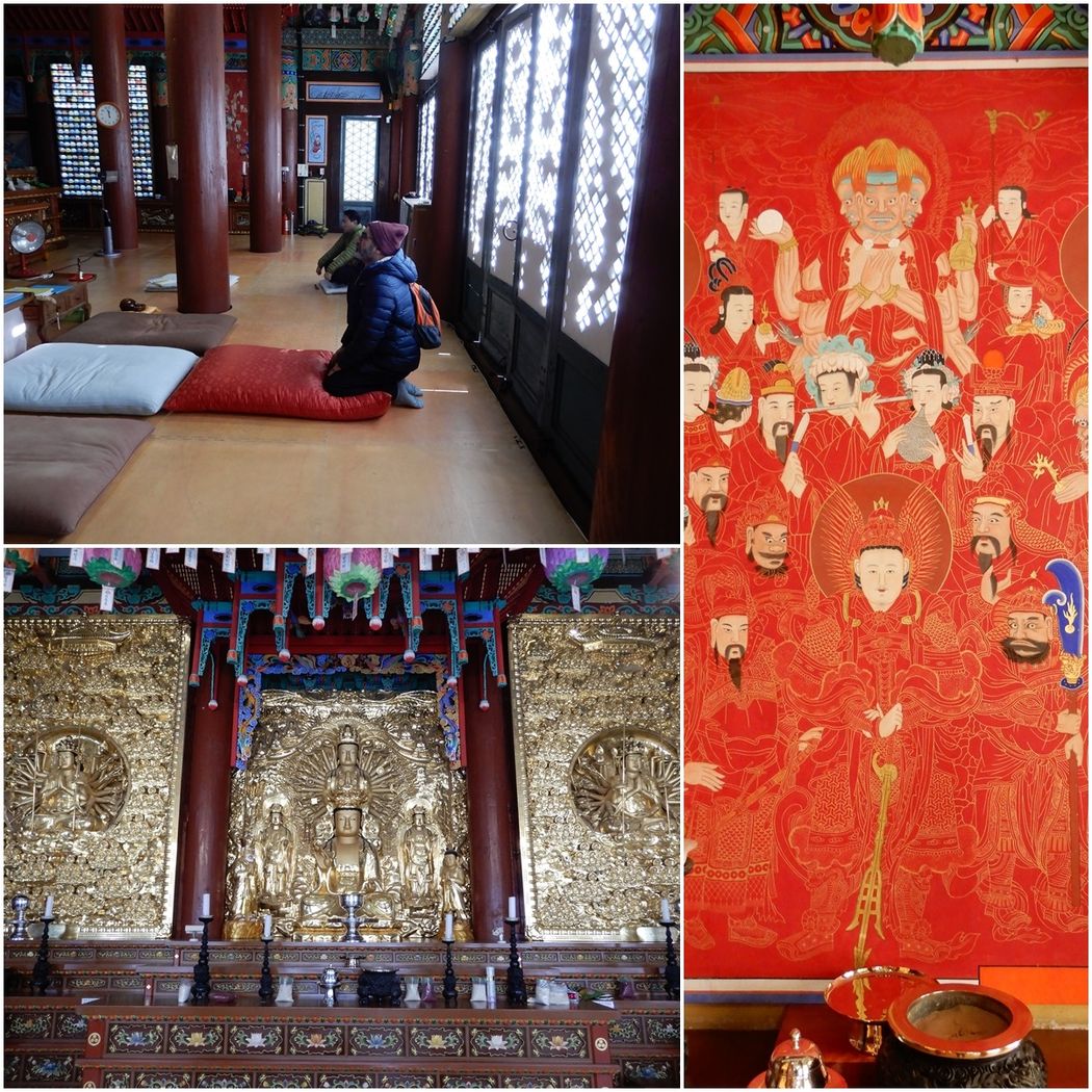 Inside the Mangwolsa Temple.