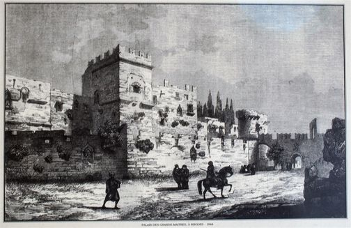 A 1844 gravure of the Palace.