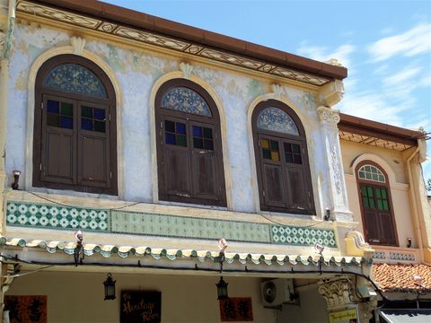 Typical Jalan Tun Tan Cheng Lock houses.