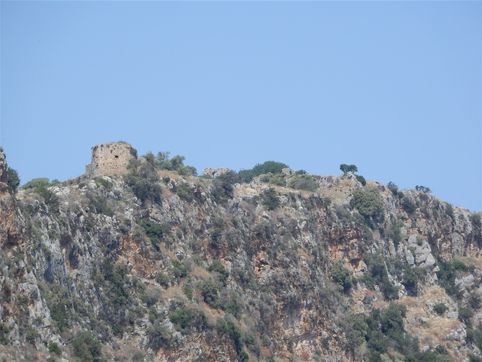 Part of Palaiokastro seen from Golden Beach.