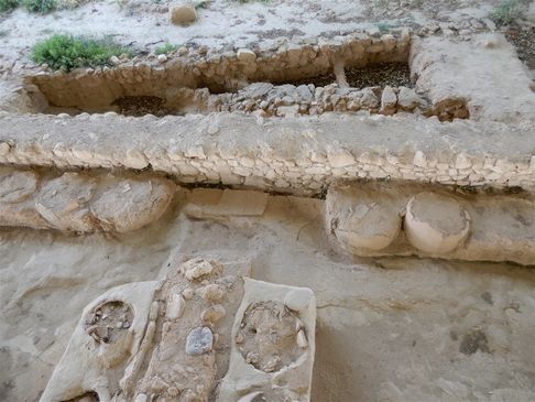 Storage jars in the Palace.