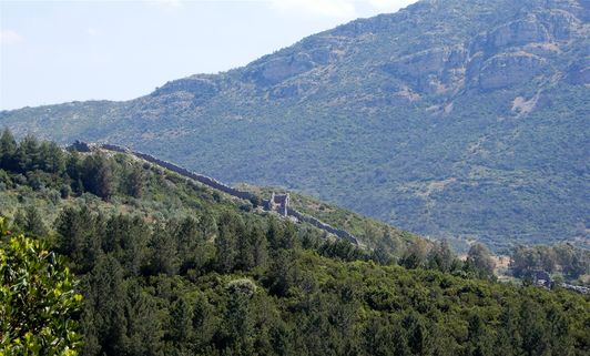 The ancient fortification of Messene