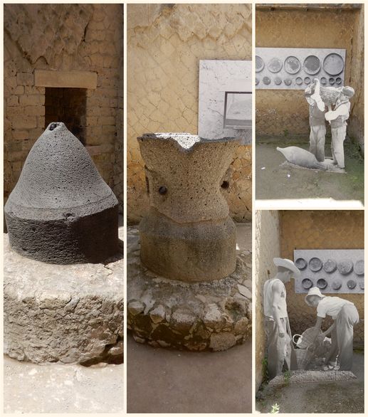 The pistrinum of sex. Patulcus Felix on Cardo V superiore.