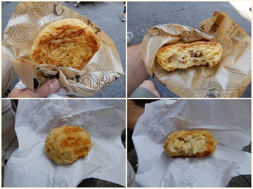 Frittata di pasta.