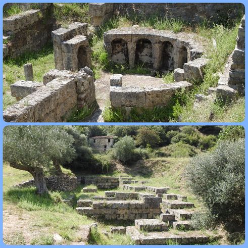 The ruins of Ancient Gortys