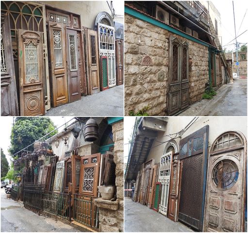 The Old Doors Shop, at number 21 of Yefet street.