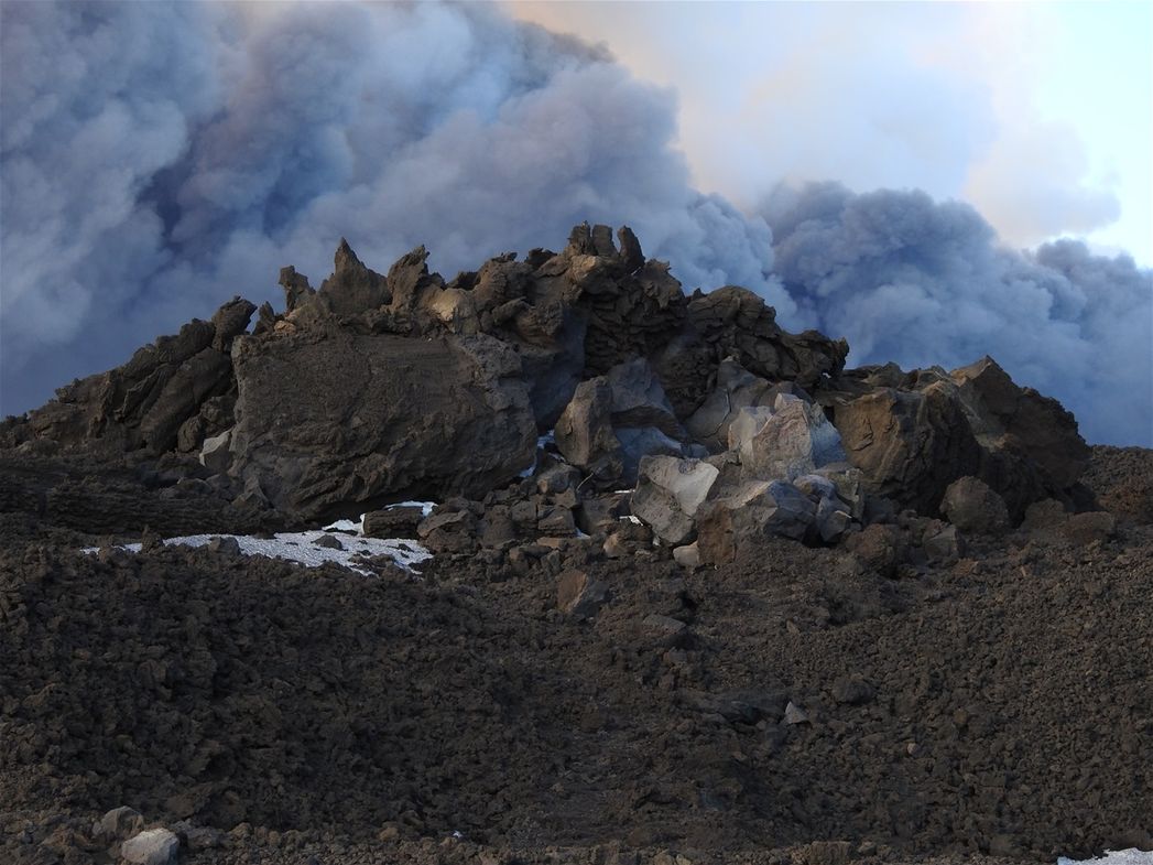 Lava formations.