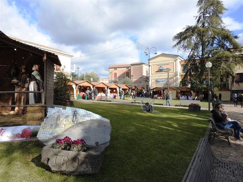 Nicolosi square. Christmas 2018.