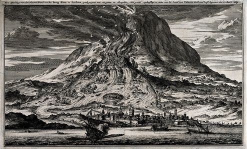 The 1669 Etna eruption.