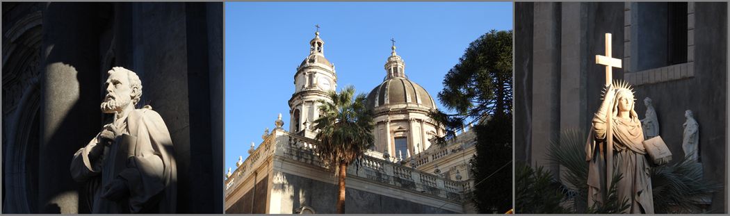 The Cathedral of Sant'Agata (details).