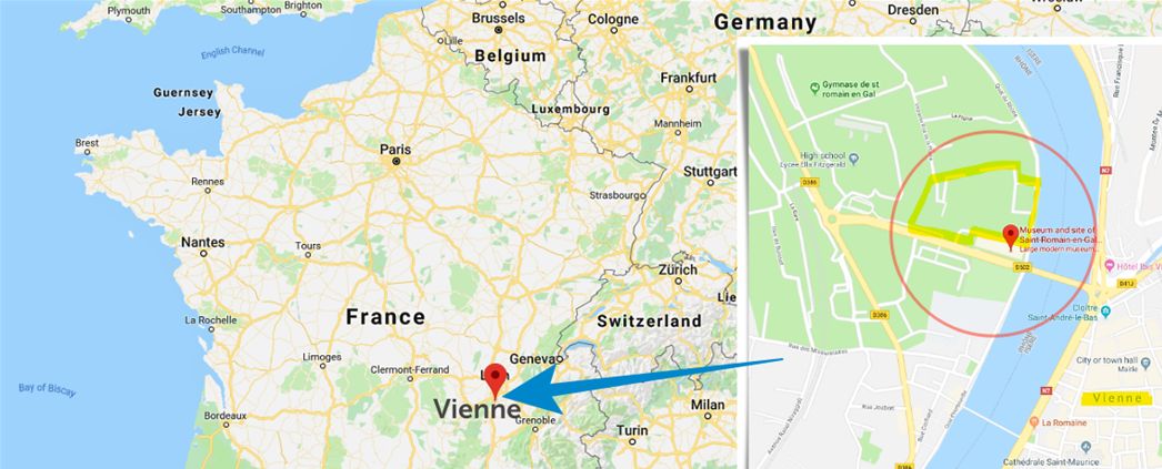 The location of the museum on the map.