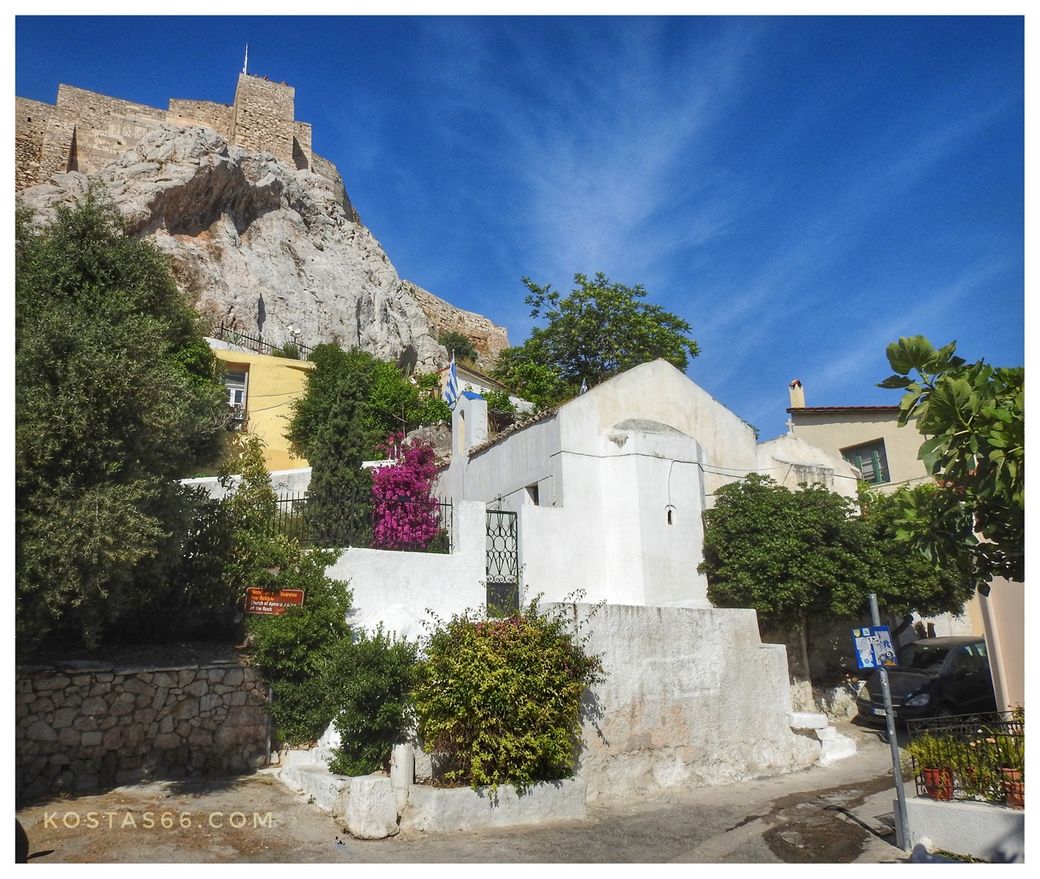 Agios Georgios on the rock church.