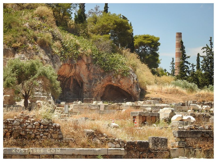 The Ploutonion caves (Temple of Plouto).