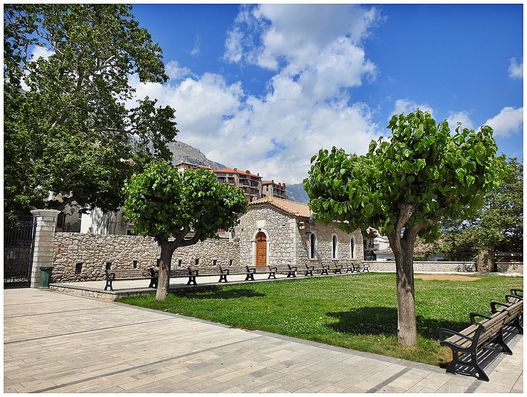 The courtyard of the Church of St George.