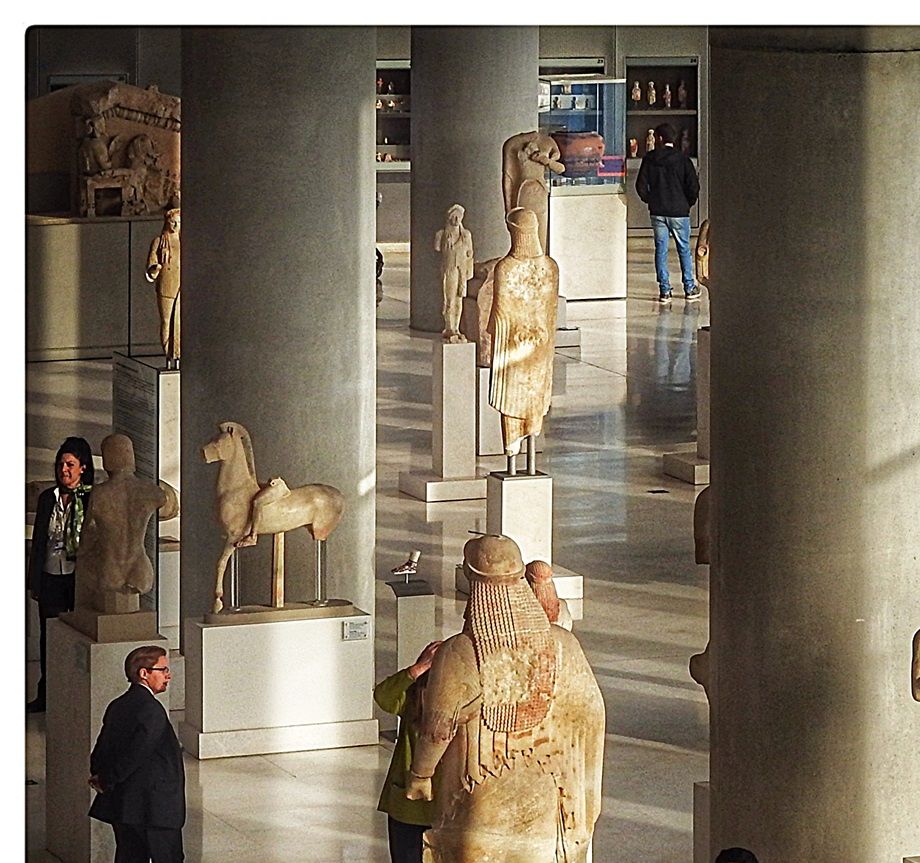 The hall of the archaic sculptures.