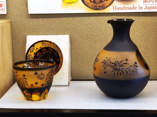Otaru glass.